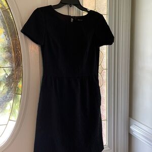 386 brooks brothers black sheath dress size 2